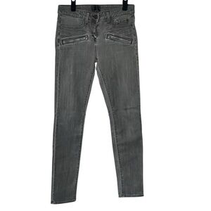 Vince Gray Skinny Jeans Women’s Size 27 | Mid-Rise 9” | 31” Inseam